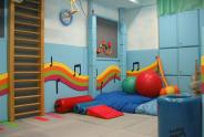 A sensory integration room provides a safe training for children.