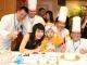 Ms Cecilia Yip, Heep Hong Ambassador, pictured with four great chefs of the Grand Hyatt Hong Kong (l-r: Raymond Cheung, Executive Sous Chef; David White, Executive Pastry Chef; Marcus Mathyssek, Executive Chef; Michael Dinges, Executive Sous Chef